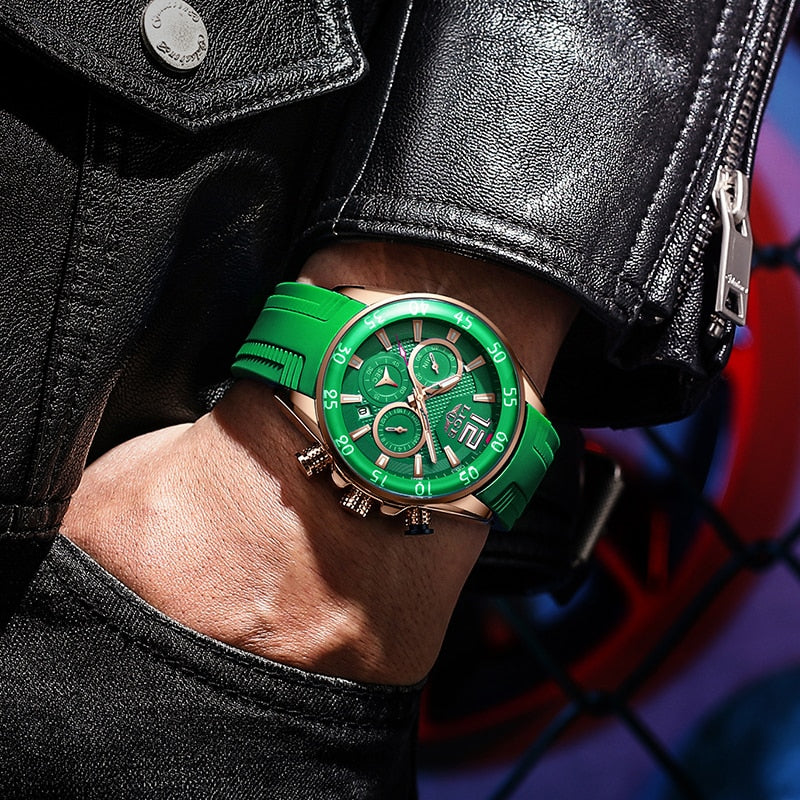 Montre de sport luxe pour hommes et femmes nouvelle mode.
