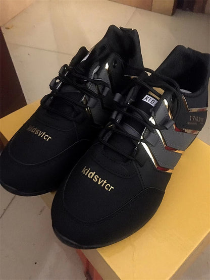 Chaussures de course décontractées en cuir à lacets pour hommes, baskets à l'offre.