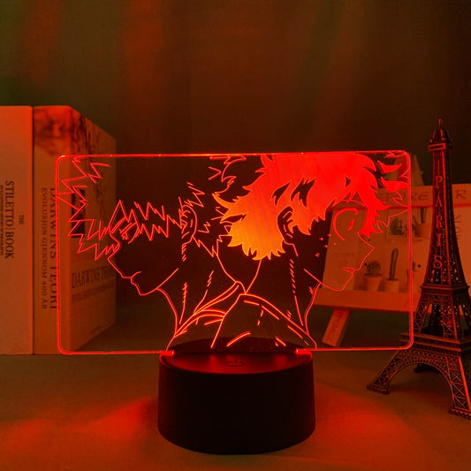 Lampe à LED 3D avec et sans télécommande.