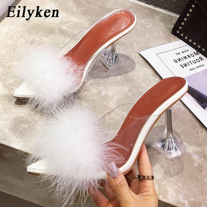 Escarpins d'été en PVC pour femmes.