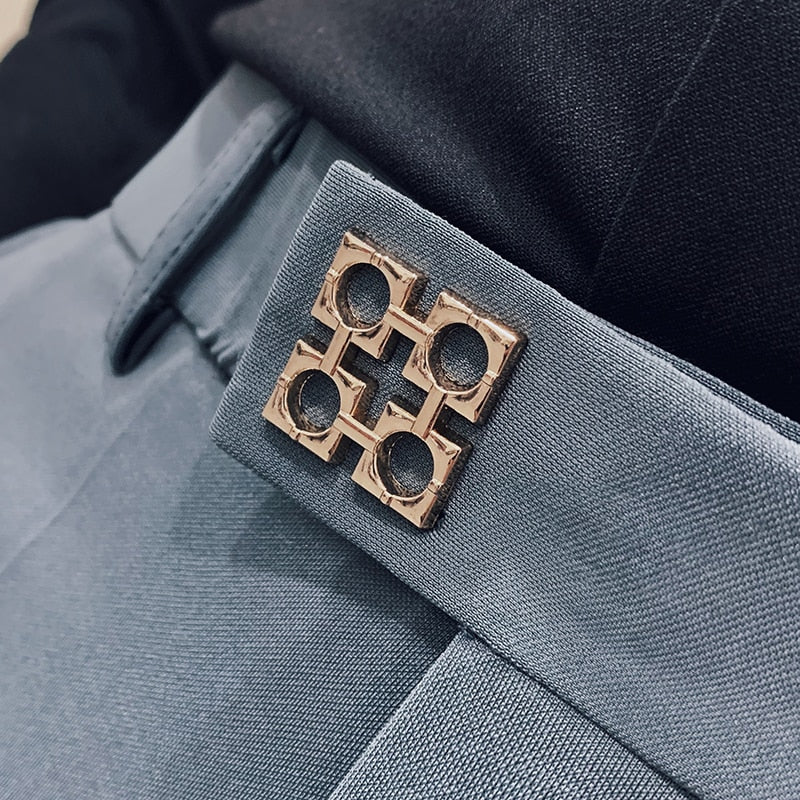 Pantalon Slim Fit pour hommes, pantalon décontracté, longueur de rinçage, haute qualité, printemps, 2022