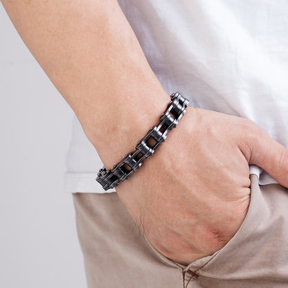 Bracelet vintage pour hommes bijoux à main.