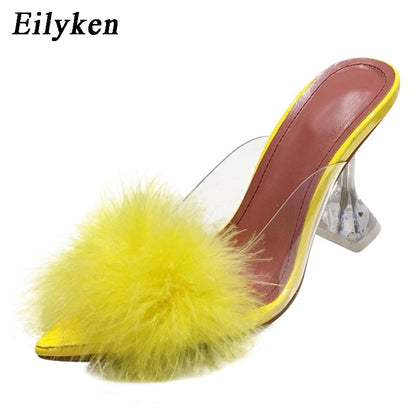 Escarpins d'été en PVC pour femmes.