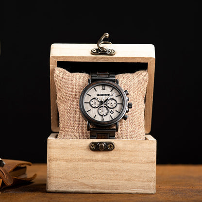 Montre en bois pour hommes et femmes luxe haut qualité.