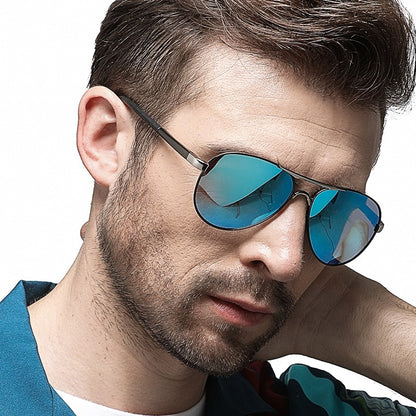 Lunettes de soleil d'aviation pour hommes luxe.