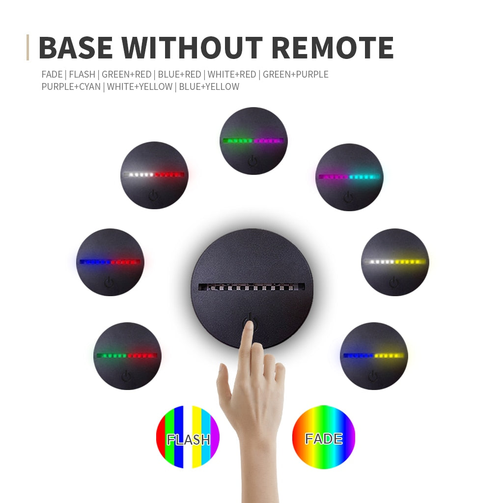 Lampe LED Colorée à Deux Tons pour Décoration de Chambre.