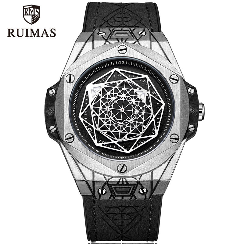 montres de sport militaire pour hommes, montre-bracelet de luxe avec bracelet en cuir.