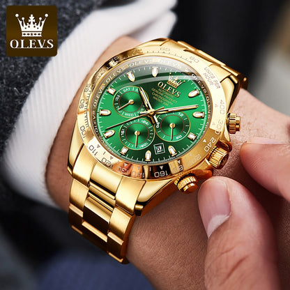 montre pour hommes étanche mécanique automatique montres chronographe.