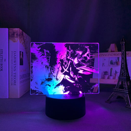Lampe à LED Colorée à Deux Tons pour Décoration.