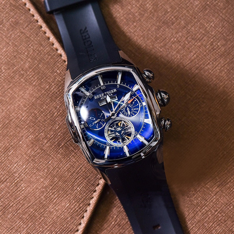 Montres homme luxe de Styliste, avec Tourbillon, Acier Inoxydable.
