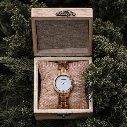 Montre en bois pour hommes et femmes luxe haut qualité.