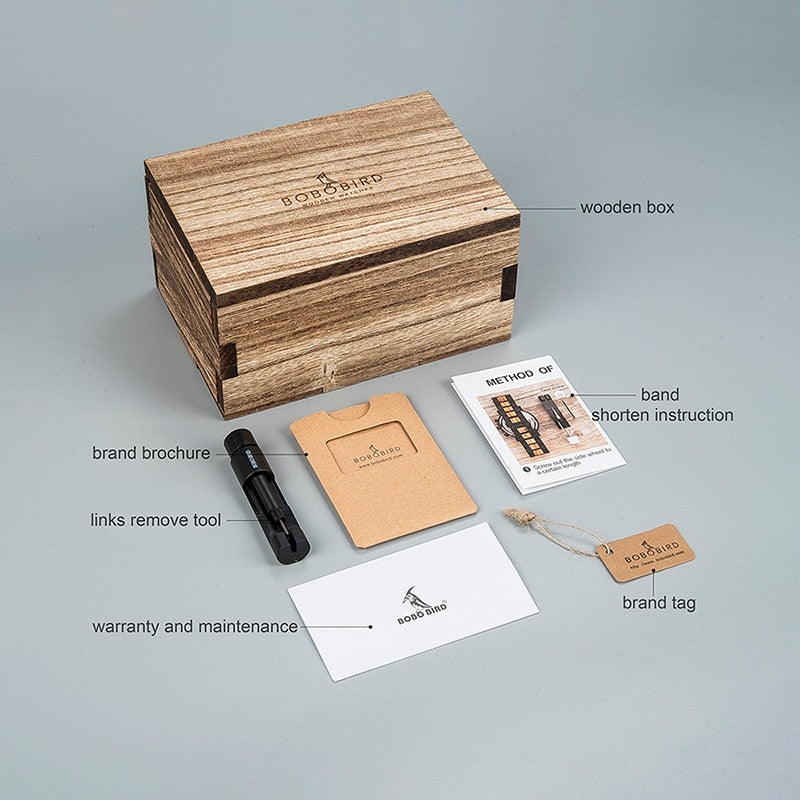 montre mécanique en bois pour hommes grande marque de luxe.