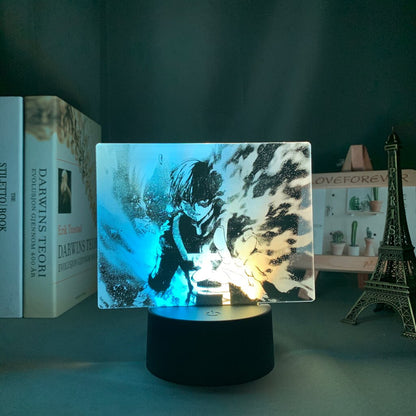 Lampe LED Colorée à Deux Tons pour Décoration de Chambre.