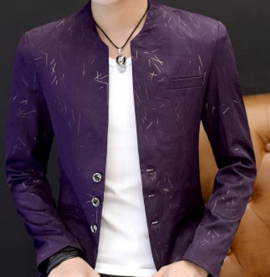 Bathroom O-Blazers College minces pour hommes.