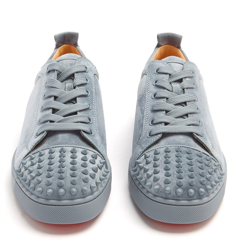 Chaussures Décontractées en Daim Gris pour Homme.