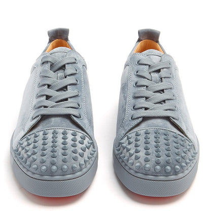 Chaussures Décontractées en Daim Gris pour Homme.