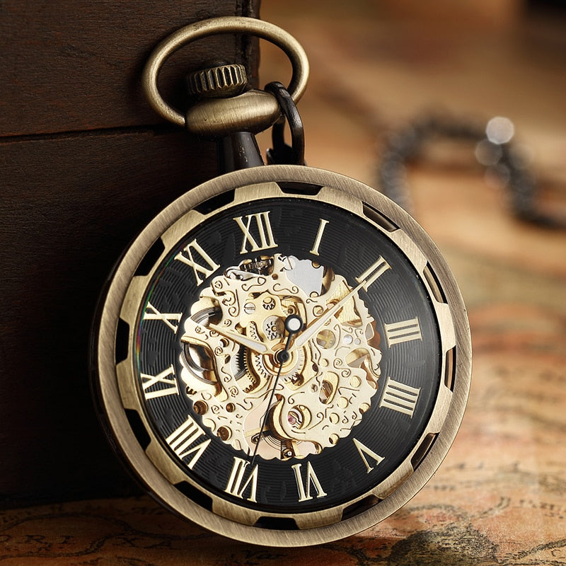 Montre de Poche Mécanique pour Homme, Modules Antiques.