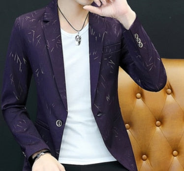 Bathroom O-Blazers College minces pour hommes.
