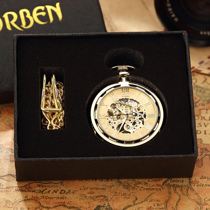 Montre de Poche Mécanique pour Homme, Modules Antiques.