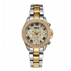 Montre luxe élégante pour femme avec chiffres romains .