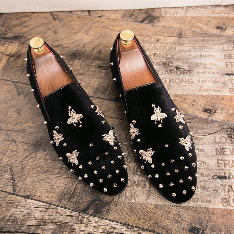 Chaussures hommes Quaoar mocassins, haut et métal ortei .
