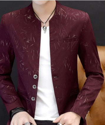 Bathroom O-Blazers College minces pour hommes.