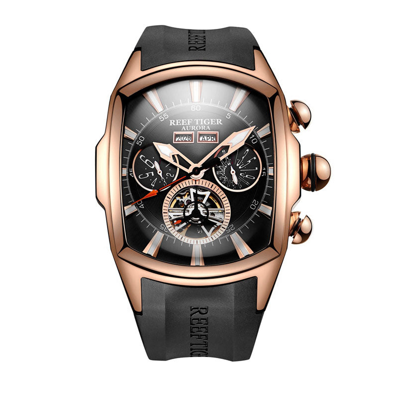 Montres homme luxe de Styliste, avec Tourbillon, Acier Inoxydable.
