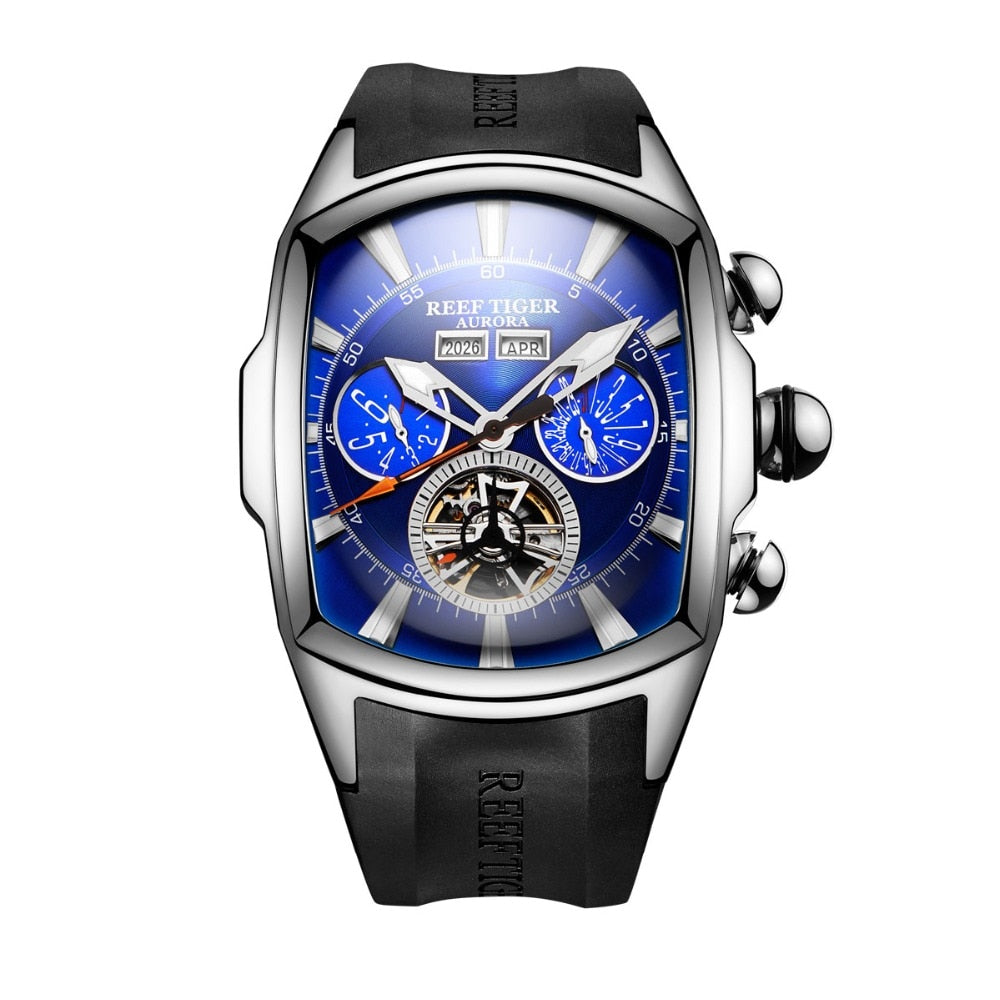 Montres homme luxe de Styliste, avec Tourbillon, Acier Inoxydable.