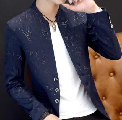 Bathroom O-Blazers College minces pour hommes.