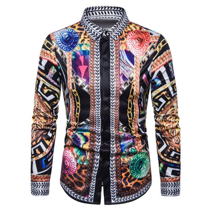 Chemise à manches longues pour hommes Nouvelle mode.