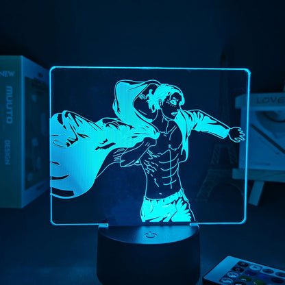 Lampe LED en 3d représentant les titans.