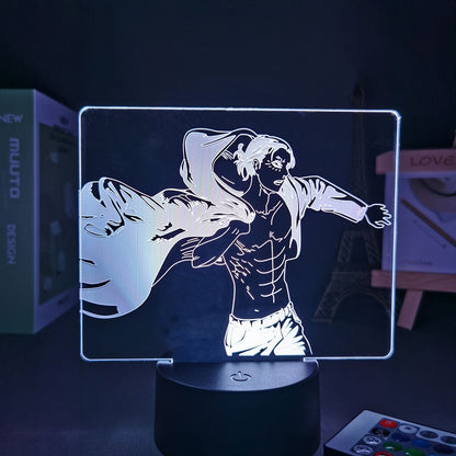 Lampe LED en 3d représentant les titans.