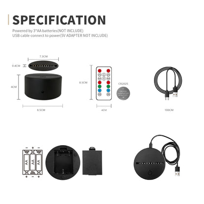 Lampe LED Colorée à Deux Tons pour Décoration de Chambre.