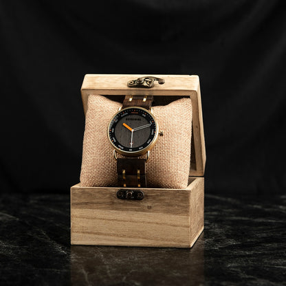 Montre en bois pour hommes et femmes luxe haut qualité.
