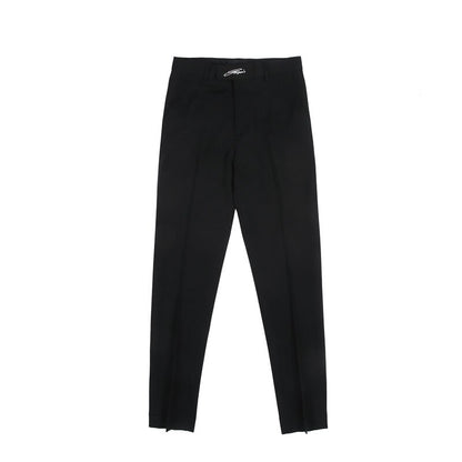 Pantalon de costume brodé pour homme, tenue d'affaires, décontracté.