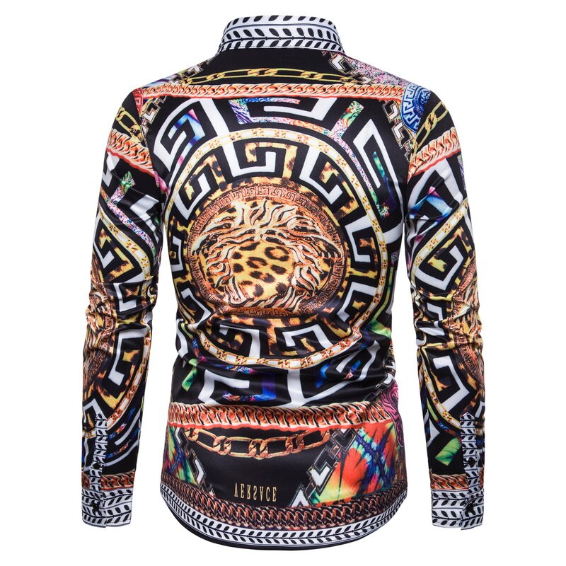Chemise à manches longues pour hommes Nouvelle mode.
