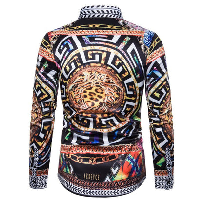 Chemise à manches longues pour hommes Nouvelle mode.