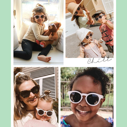 Lunettes de soleil classiques pour enfants protection solaire.