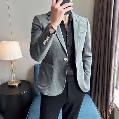 Veste en peau de cerf pour hommes.