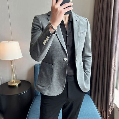 Veste en peau de cerf pour hommes.