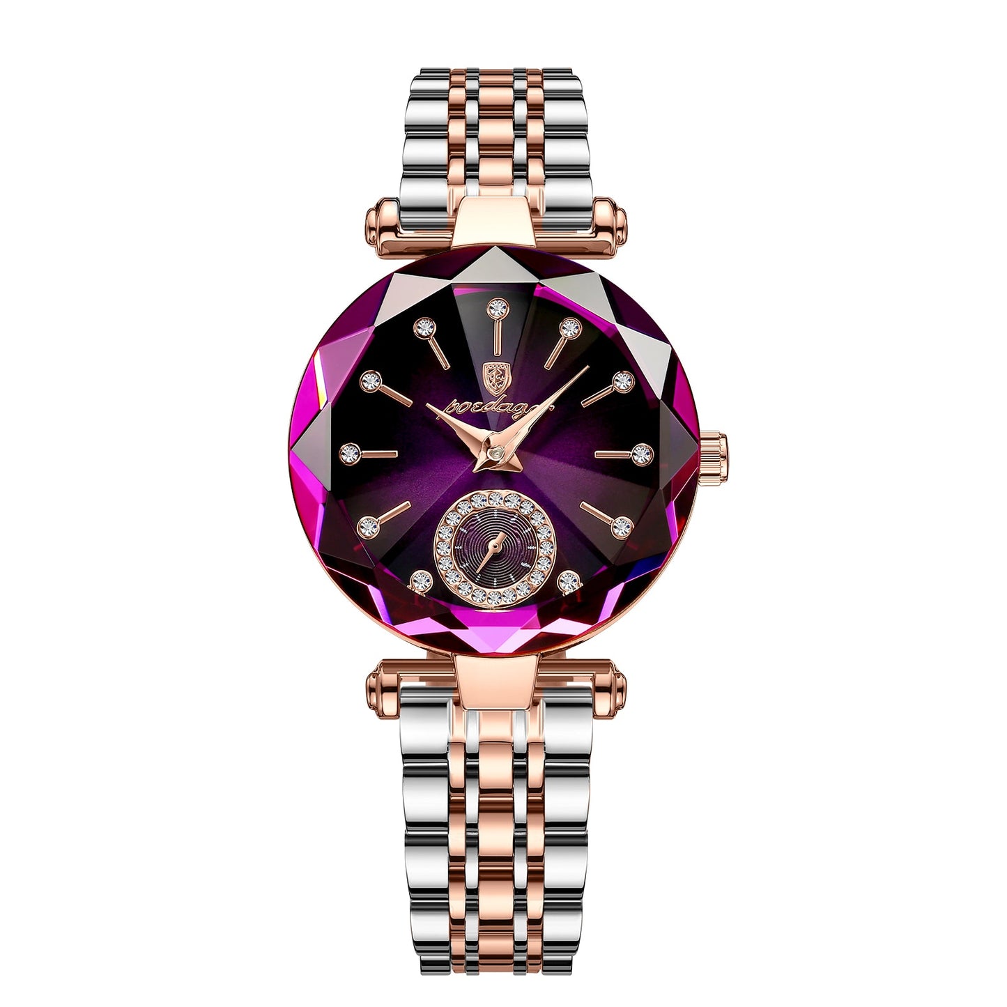 Montre bracelet de Luxe en Acier Inoxydable pour Femmes.