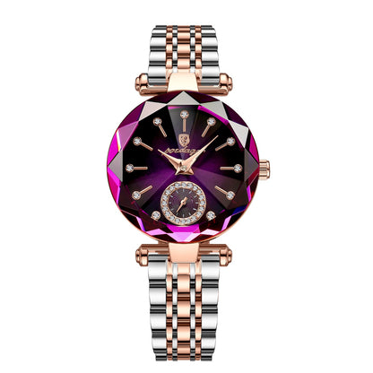 Montre bracelet de Luxe en Acier Inoxydable pour Femmes.