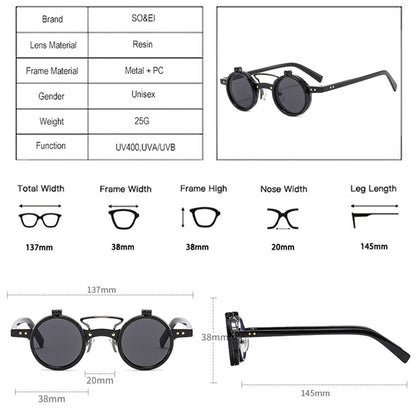 lunettes de soleil rondes pour femmes et hommes mode populaire.