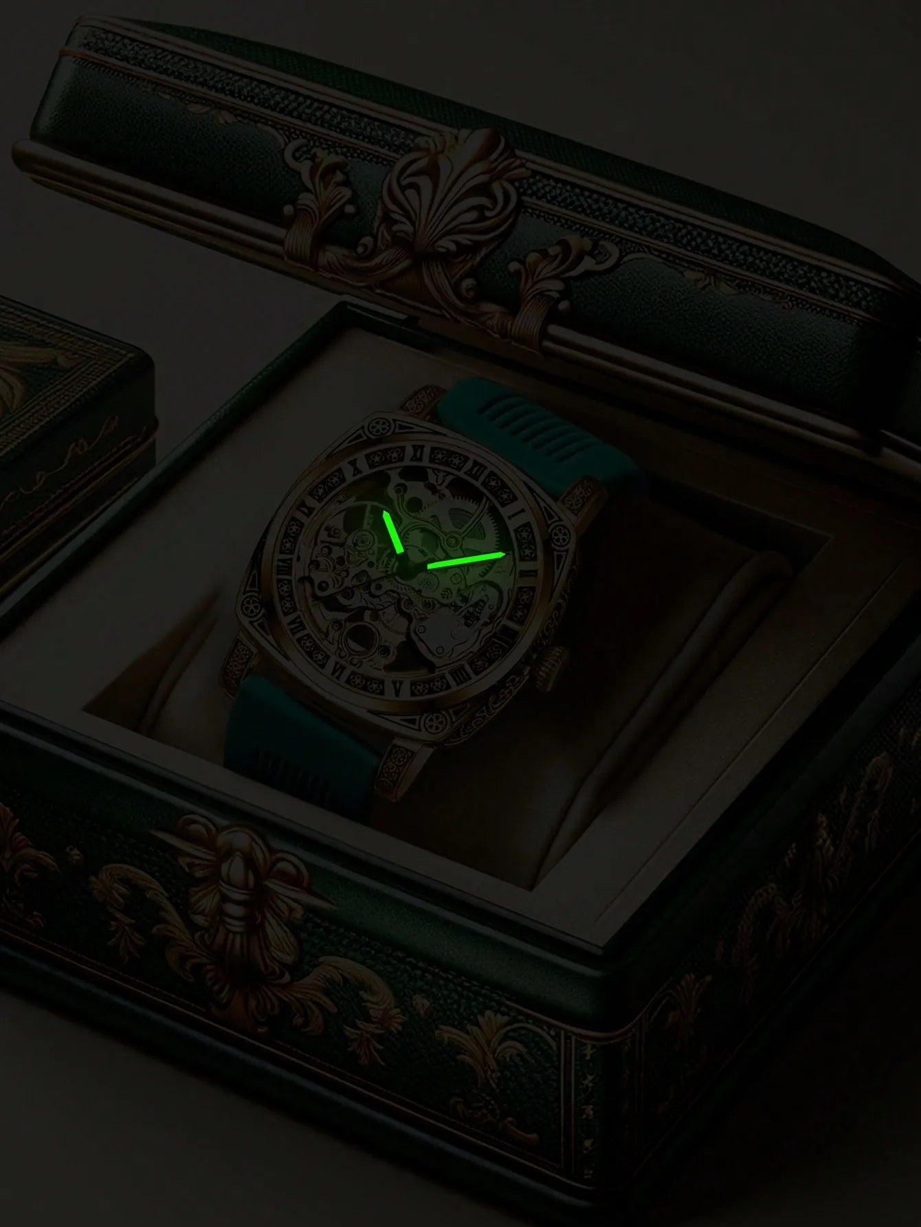 Montre mécanique auto élégance pour homme.