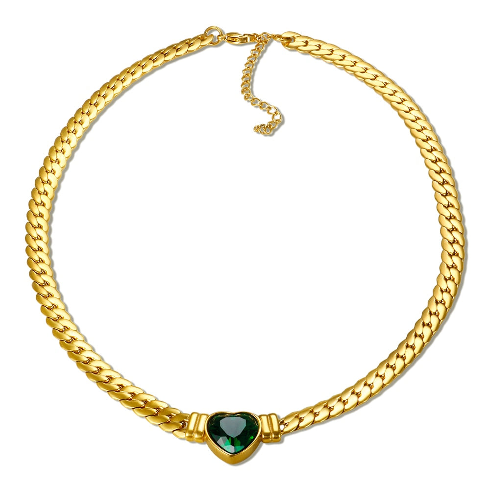 Ensemble de bijoux luxe plaqué or étanche.