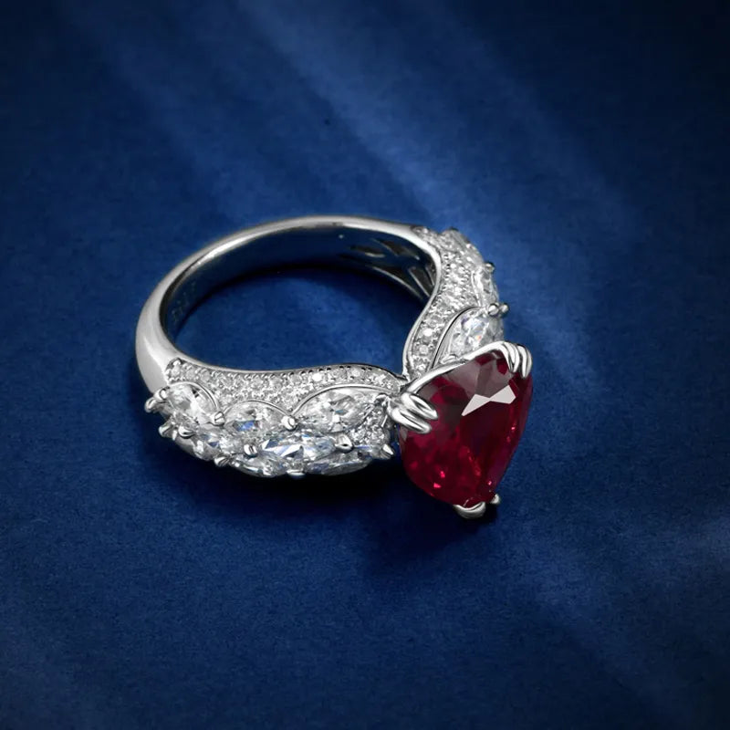 Bague luxe élégante pour femmes 925 argent 100%