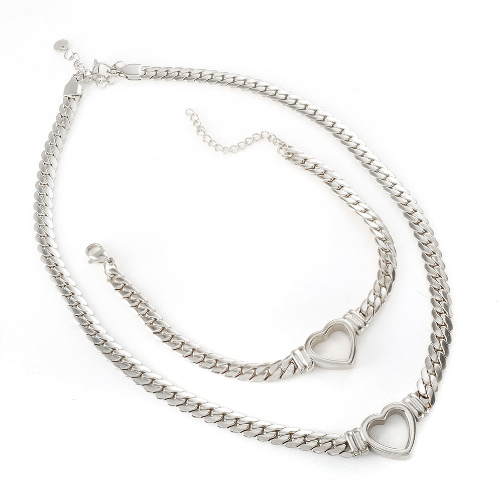 Ensemble de bijoux luxe plaqué or étanche.