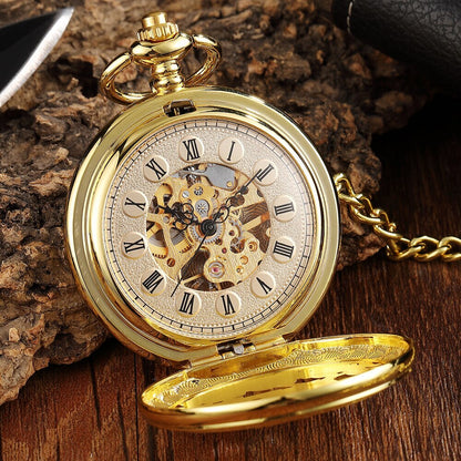 Montre De Poche mécanique Vintage Double Côté.