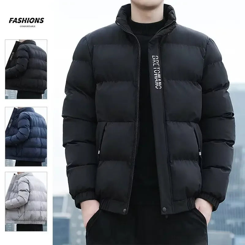 Veste décontracté en coton rembourrée épaisse.