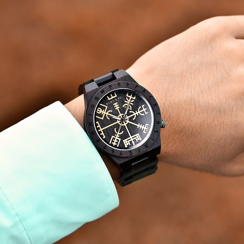 Montres en Bois Viking luxe hommes et femmes.